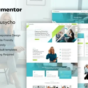 Psychology & Mental Health Elementor Template Kit – Solusycho