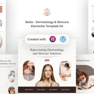 Dermatology & Skincare Elementor Template Kit – Stella