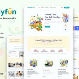 Course Elementor Template Kit – Studyfun