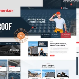 Roofing Service Elementor Template Kit – Toproof