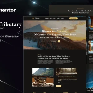 Hotel & Resort Elementor Template Kit – Tributary