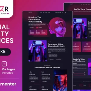 Virtual Reality Services Elementor Template Kit – UbikVR