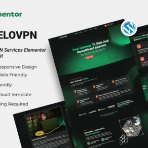Proxy & VPN Services Elementor Template Kit – Velovpn