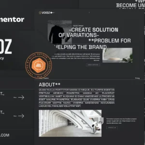 Creative Agency Elementor Template Kit – Voidz