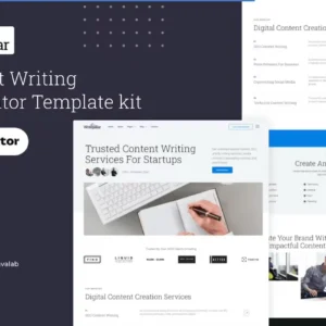 Content Writing Services Elementor Template Kit – Writepillar