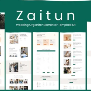 Wedding Organizer Elementor Template Kit – Zaitun