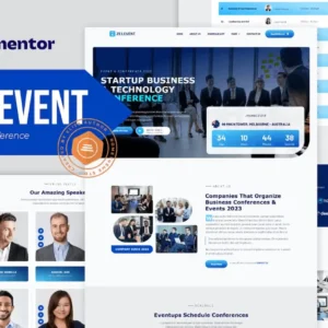 Event & Conference Elementor Template Kit – Zelevent