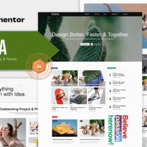 Minimal Blog Elementor Template Kit – Zoya