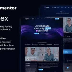 Digital Marketing Agency Elementor Template Kit – Zynex
