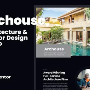 Architecture & Interior Design Studio Elementor Template Kit – Archouse
