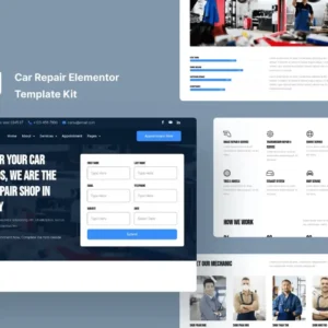 Car Repair Elementor Template Kit – Carbu
