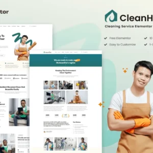 Cleaning Service Template Kit – CleanHouse