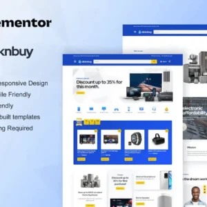Woocommerce Electronic Store Elementor Template Kit – Clicknbuy
