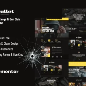 Shooting Range & Gun Club Elementor Template Kit – Dullet