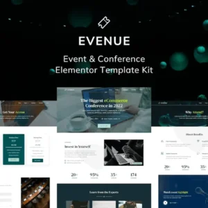 Event & Conference Elementor Template Kit – Evenue