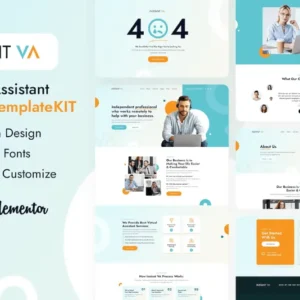 Virtual Assistant Elementor Template Kit – Instant VA