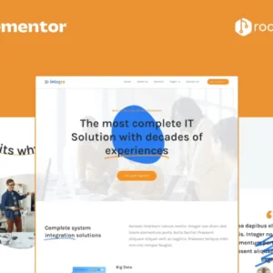 IT Solution & Services Elementor Template Kit – Integra