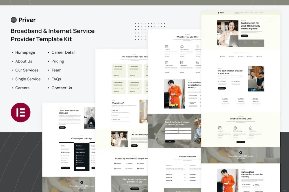 Template screenshot image