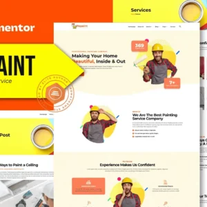 Painting Company Service Elementor Template Kit – Repaint
