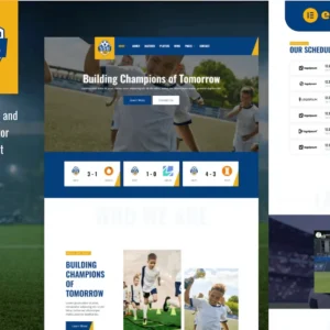 Football School & Club Elementor Template Kit – SSB