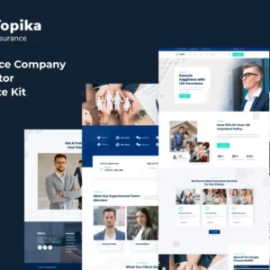Insurance Agency Elementor Template Kit – Topika