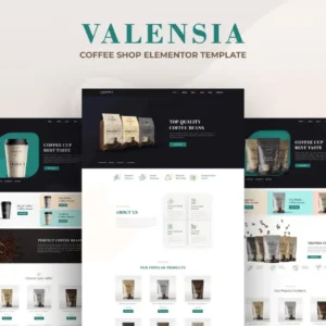 Coffee Shop Elementor Template Kit – Valensia