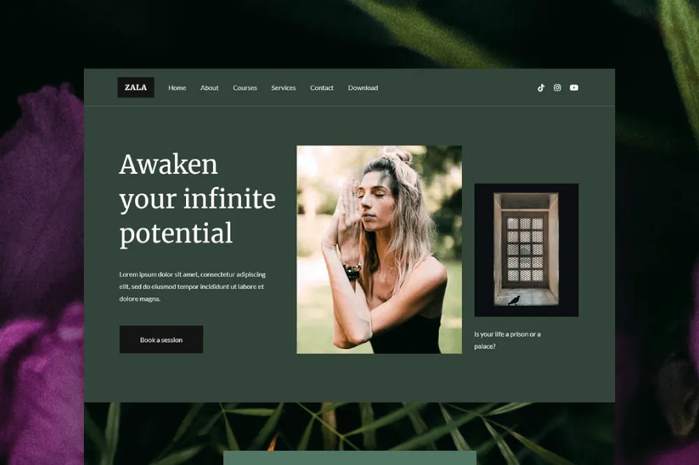 Template screenshot image